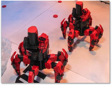 红蜘蛛对战机器人
